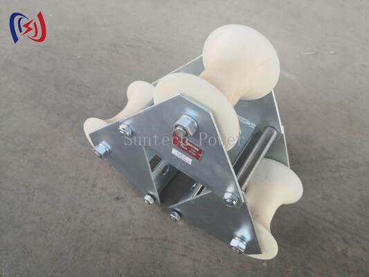 Cable Pithead Roller with 10KN Rated Load and Φ150 Max Cable Diameter for Pithead Transition Guide