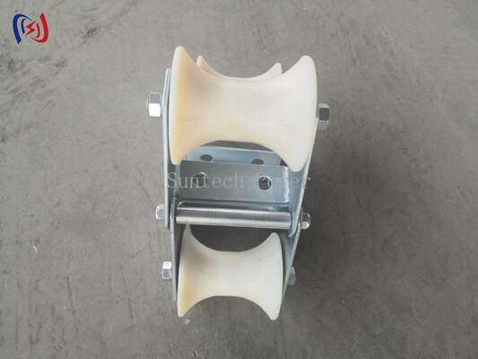 Cable Pithead Roller with 10KN Rated Load and Φ150 Max Cable Diameter for Pithead Transition Guide
