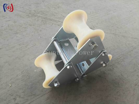 Cable Pithead Roller with 10KN Rated Load and Φ150 Max Cable Diameter for Pithead Transition Guide