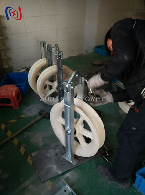 508 Series Stringing Block 508mm Conductor Pulley for Transmission Line Construction