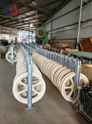660 Series Stringing Block 660mm Multi Sheave Conductor Pulley for Transmission Line Construction