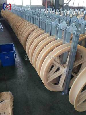822 Series Stringing Block Multi Sheave Conductor Pulley for Transmission Line