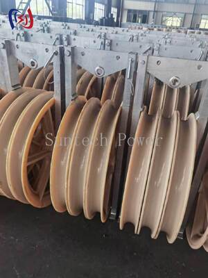 916mm Large Diameter Sheave Multi Sheave Conductor Pulley for Transmission Line Stringing