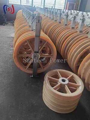 916mm Large Diameter Sheave Multi Sheave Conductor Pulley for Transmission Line Stringing