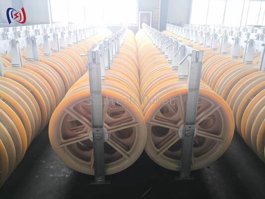 916mm Large Diameter Sheave Multi Sheave Conductor Pulley for Transmission Line Stringing