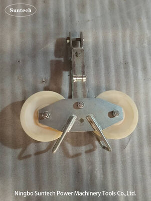 Tandem Sheave Stringing Block with Nylon Pulley and Twin Sheave Design for 25 Rated Load Transmission Line