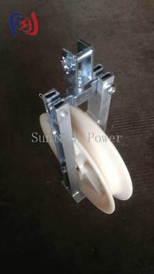OPGW Cable Stringing Block with Large Diameter Sheave Steel Support Frame and Suspension Installation Design