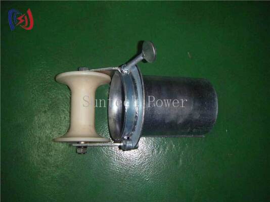 B Series Heavy-Duty Galvanized Steel Cable Entrance Protection Roller with High-Strength Nylon Rollers and Dual Roller Guide