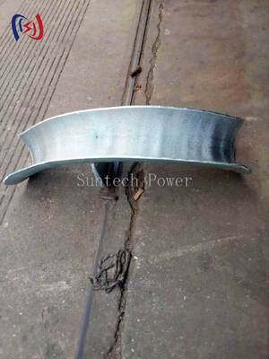 Heavy Duty Galvanized Steel Cable Protective Bend Board for Underground Cable Installation