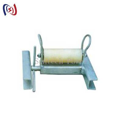 Heavy Duty Galvanized Steel SHS Opening Protection Cable Roller with Wear-Resistant Nylon Roller for Corrosion-Resistant Cable Guidance