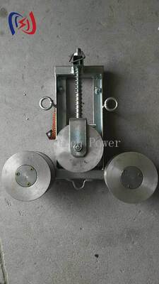 Grounding Block with Spring Loaded Conductive Contact Hot-Dip Galvanized Steel and High Conductivity Copper Cable