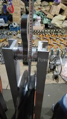 High Speed Turning Block with Large Nylon Sheave Heavy Duty Galvanized Steel and Precision Bearings for Transmission Line Stringing