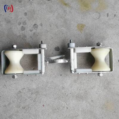 Heavy Duty Double Sheave Block with Dual Sheave Design and Corrosion Resistant Finish for Transmission Line Stringing
