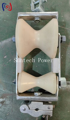 Heavy Duty Double Sheave Block with Dual Sheave Design and Corrosion Resistant Finish for Transmission Line Stringing