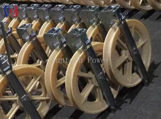 Helicopter Stringing Block with Large Diameter Sheave High Load Capacity and Lightweight Structural Frame for Transmission Line Construction