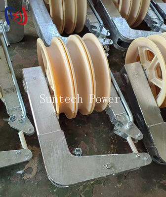 Helicopter Stringing Block with Large Diameter Sheave High Load Capacity and Lightweight Structural Frame for Transmission Line Construction