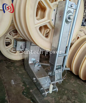 Helicopter Stringing Block with Large Diameter Sheave High Load Capacity and Lightweight Structural Frame for Transmission Line Construction