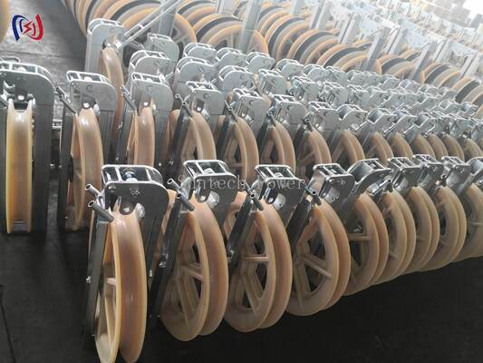 Helicopter Stringing Block with Large Diameter Sheave High Load Capacity and Lightweight Structural Frame for Transmission Line Construction