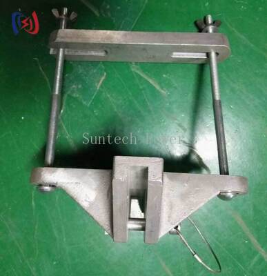 Universal Stringing Block with Low Friction Pulley Design and Durable Metal Construction for Customizable Transmission Line Cable Installation