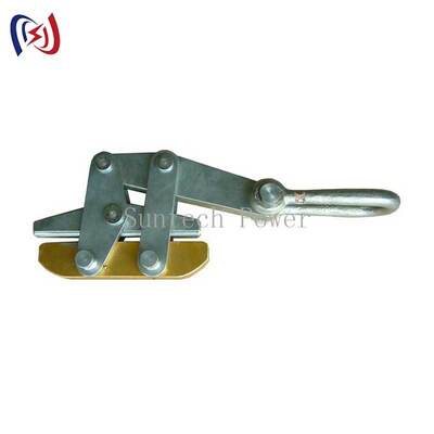 Anti Twist Steel Rope Gripper with Strong Mechanical Clamping and Durable Steel Construction for Transmission Line Stringing