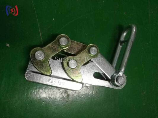 Mechanical Stay Wire Come Along Clamp with Twin Cam Jaw Locking for GJ25-120 Steel Strand and 10-30KN Rated Load