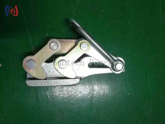 Mechanical Stay Wire Come Along Clamp with Twin Cam Jaw Locking for GJ25-120 Steel Strand and 10-30KN Rated Load
