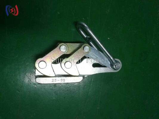 Mechanical Stay Wire Come Along Clamp with Twin Cam Jaw Locking for GJ25-120 Steel Strand and 10-30KN Rated Load
