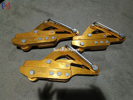 OPGW Come Along Clamp with 16-45KN Rated Load for 8-20mm Optical Cable and Forged Aluminum Alloy Body