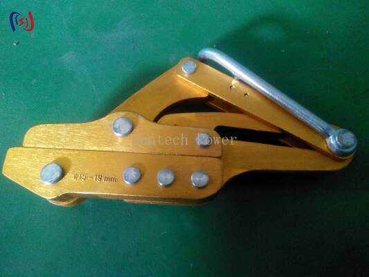 OPGW Come Along Clamp with 16-45KN Rated Load for 8-20mm Optical Cable and Forged Aluminum Alloy Body