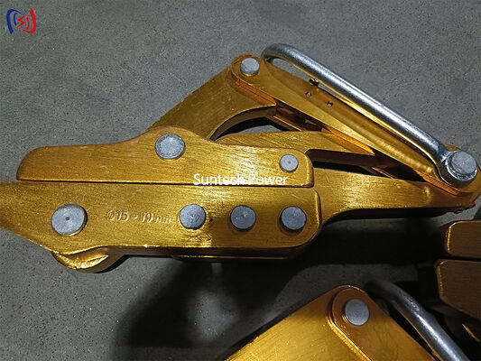 OPGW Come Along Clamp with 16-45KN Rated Load for 8-20mm Optical Cable and Forged Aluminum Alloy Body