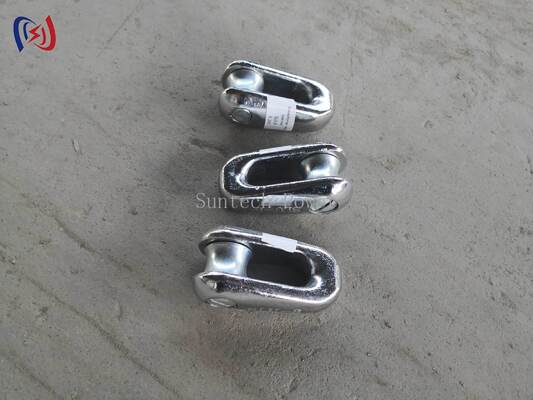 Hot Dip Galvanized U-Type Line Joint with Positive Locking and Rated Load 10-250KN for Transmission Lines