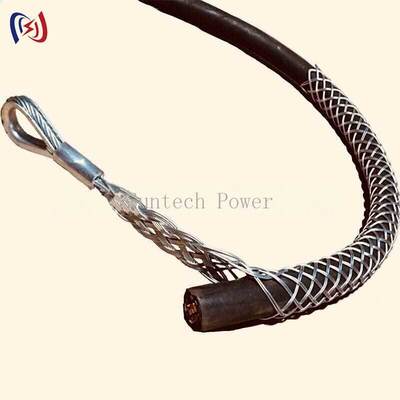 Hot-Dip Galvanized Cable Pulling Sock for 12-150mm Cables with 10-30KN Rated Load