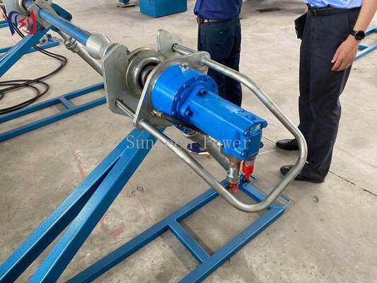 Hydraulic Conductor Drum Stand with 5000-7000kg Reel Capacity Hydraulic Lifting and Driven Payoff for Construction Safety