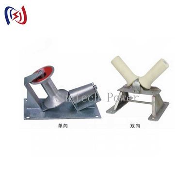 Nylon Corner Cable Turning Roller One Way Construction Works Stringing