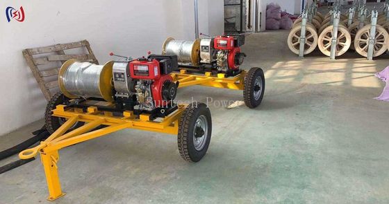Customized Cable Reel Trailer Cable Drum Trailer High Load Bearing Capacity 2360mm