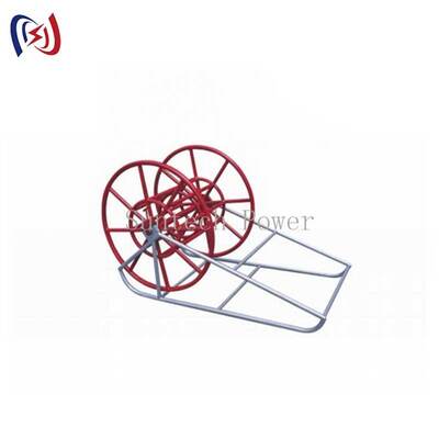 Cable Reel Stand with 13-59KG Reel Weight for Controlled Cable Drum Release and Good Stability