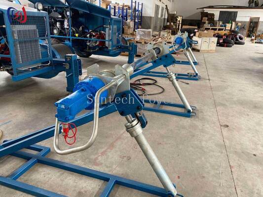 Hydraulic Conductor Drum Stand with 5000-7000kg Reel Capacity Hydraulic Lifting and Driven Payoff for Construction Safety